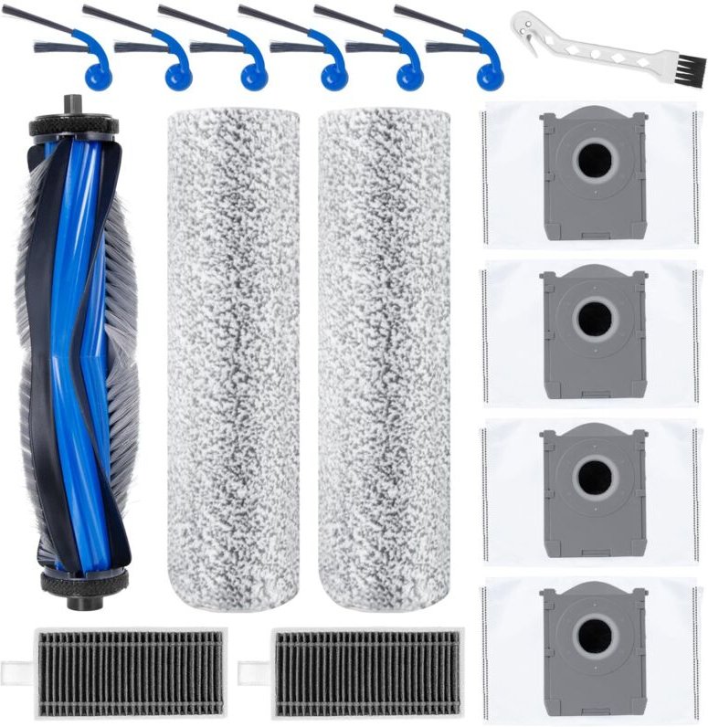 Zubehörset für Ecovacs Deebot T80 Omni / X8 Omni / X8 Pro Omni Roboterstaubsauger (16-teilig)
