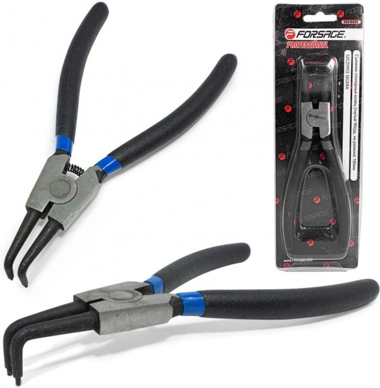 Äußere Stromkreiszange, gebogen, 180 mm, 90°