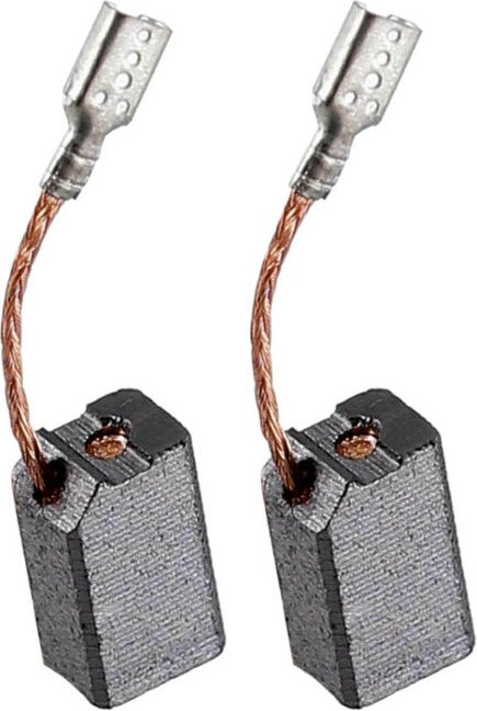 Trade-shop - 2x Kohlebürsten 6,3x8mm für DeWalt / Black&Decker / Elu / Felisatti Elektro-Werkzeuge (Winkelschleifer, Boh...