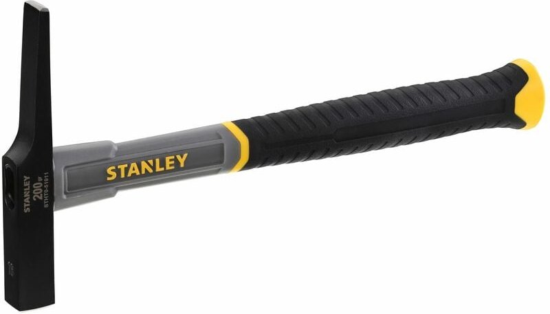STANLEY - Elektrikerhammer mit Glasfaserstiel 200g - STHT0-51911 - Epoxidverbindung des Kopfes