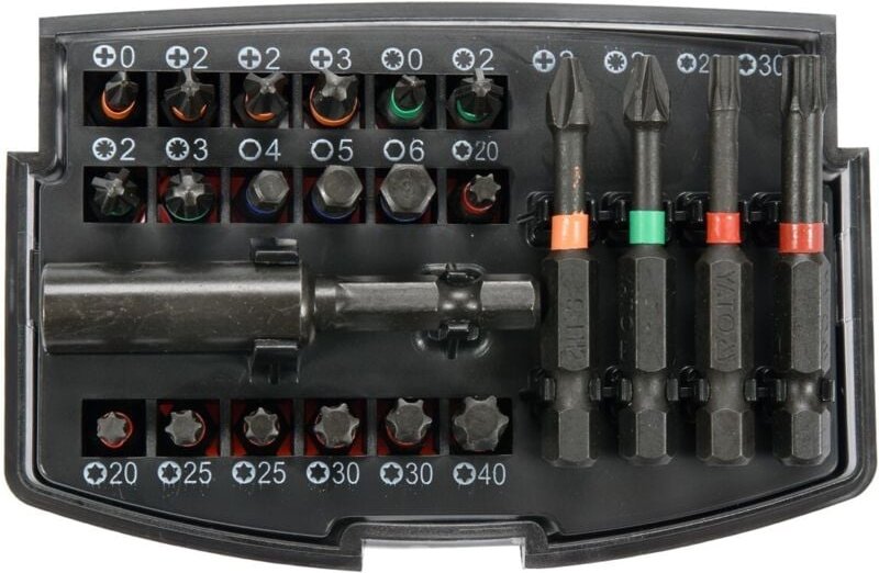Schlagschrauber-Bits-Set 23-teilig YT-04621 Yato