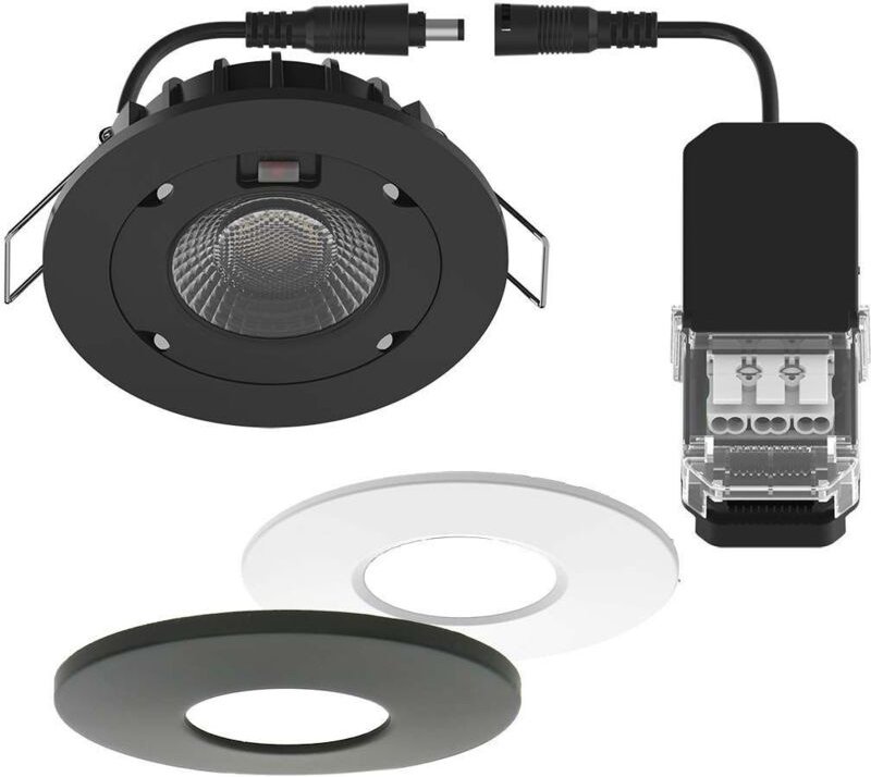 Arum Lighting - led Einbaustrahler 8W milan cct IP65 IK07 mit dimmbarem Trafo