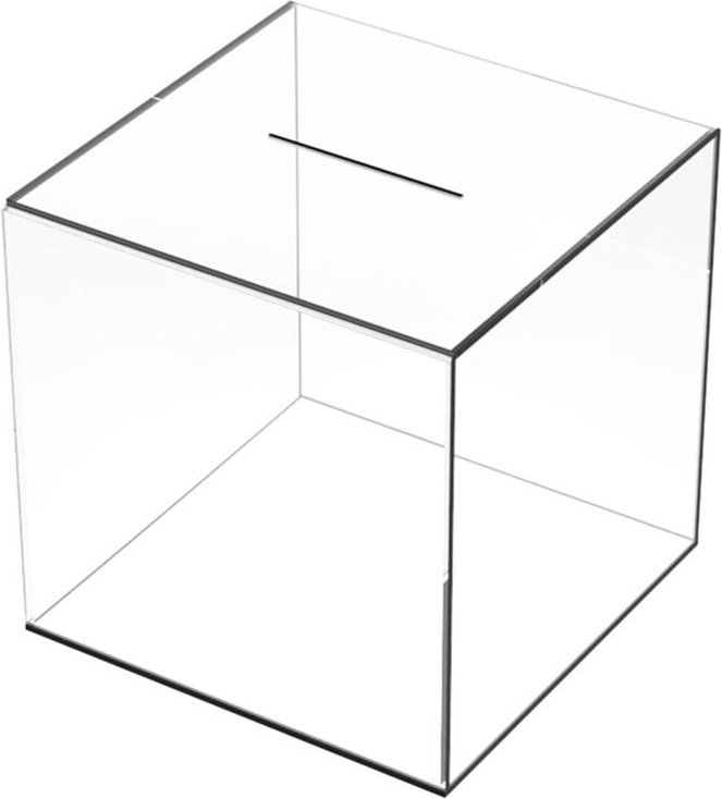 Tlily - Klares Sparschwein 15 Cm Acryl-Spardose Wiederverwendbare Transparente Spardose Zarte