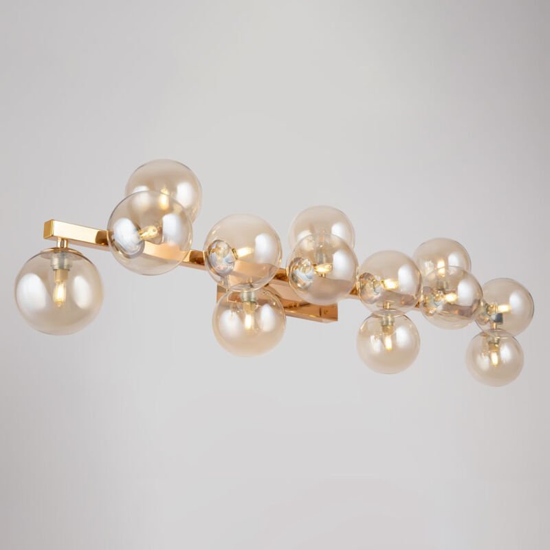 Dallas Wandleuchte Gold, 13 Licht, G9