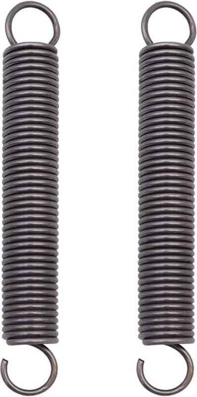 Stück Stahlverlängerungsfeder, verlängerte Druckfeder, Doppelhakenfedern – 2 x 18 x 150 mm