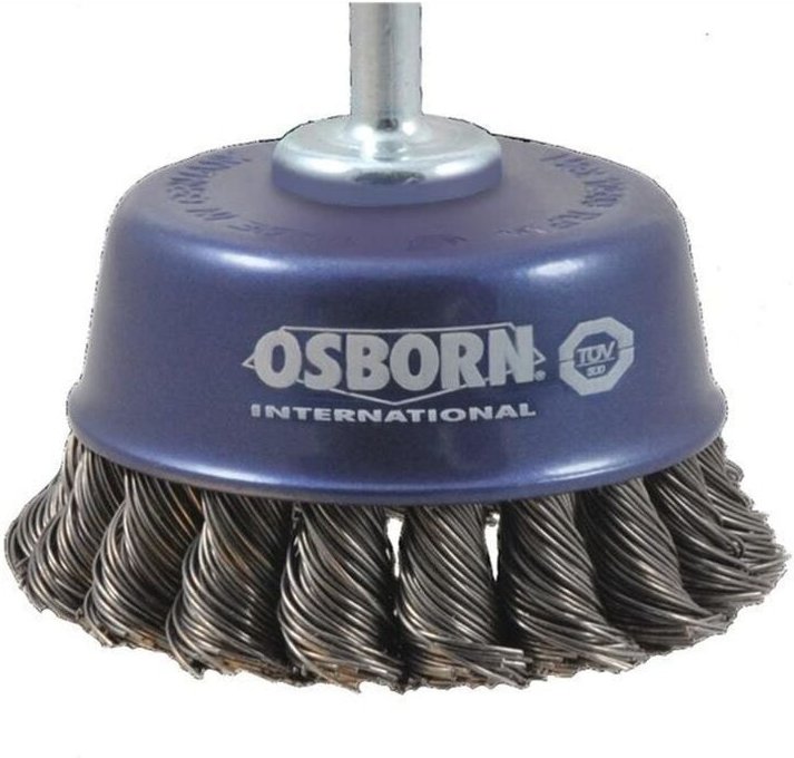 Topfbürste ø 65 mm Drahtstärke 0,5 mm Stahl 6000 min-¹