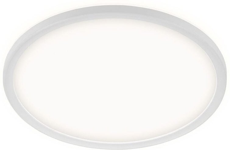 Led Bad Deckenleuchte mit Backlight, IP44 led Badezimmerlampe, ultraflach, neutralweißes Licht, Weiß, 290x35 mm (DxH) - ...