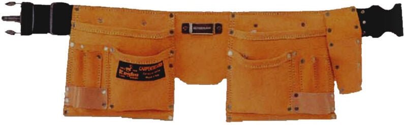 Verstärkte Doppelledertasche mit Gürtel R207N - Sifer