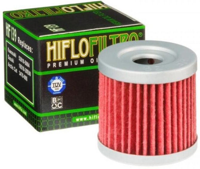 filtro olio hiflo per suzuki 450 ltr quad 2006-2009 hf139 nuovo