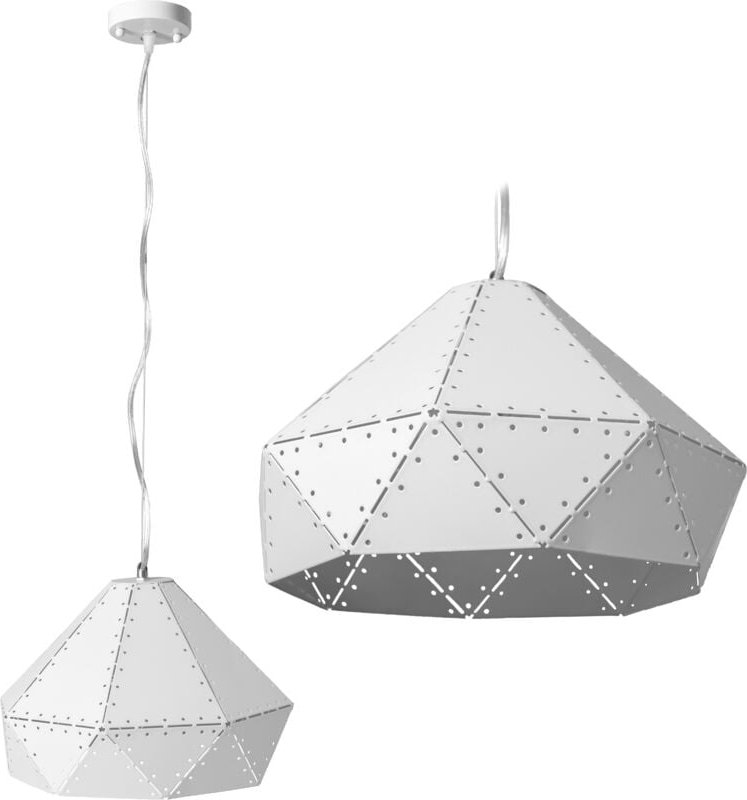 Toolight - hängelampe metall white APP237-1CP