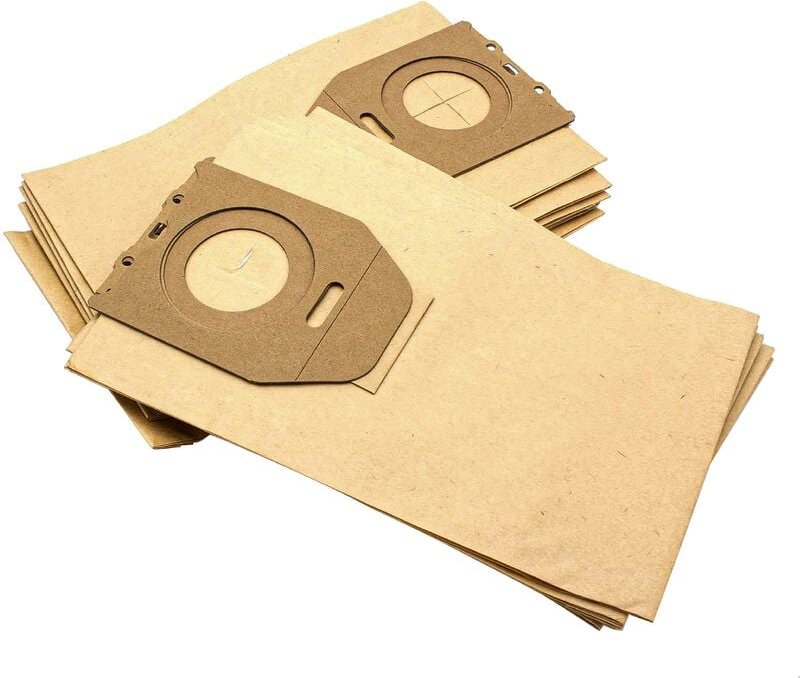 10x Staubsaugerbeutel kompatibel mit Philips v 371 - 396 Vitall, Vision Excel Staubsauger - Papier, 29cm x 17,5cm - Vhbw