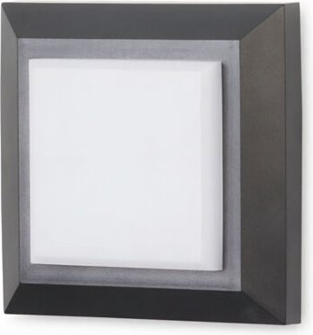 Forlight - wandleuchte ip65 grove diffuser square led 2w 4000k schwarz 172lm