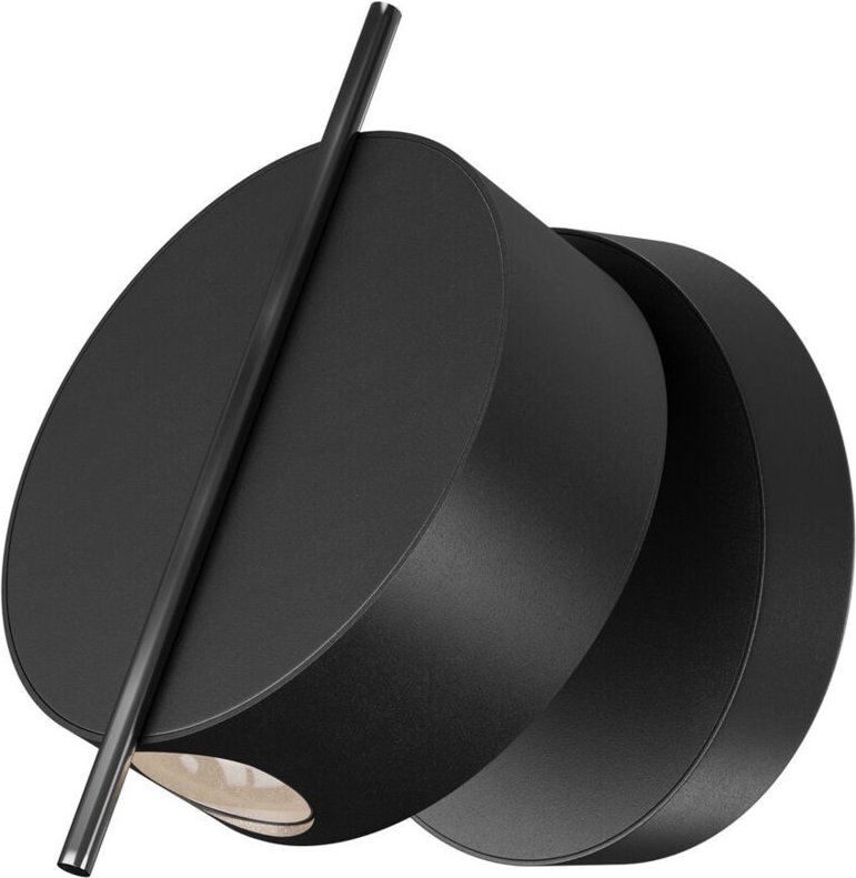 Maytoni Nuance Moderne integrierte LED-Wandleuchte Schwarz 3000K 200lm