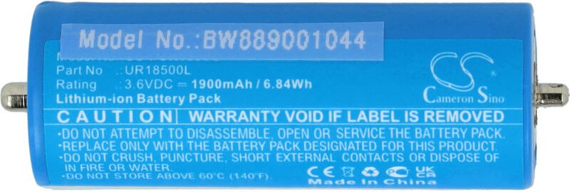 Vhbw - Akku kompatibel mit Braun 9565, 9585, 9785, 9795, 799CC-7, 9566, 9595, 9781, 9782 Rasierer (1900 mAh, 3,6 v, Li-I...