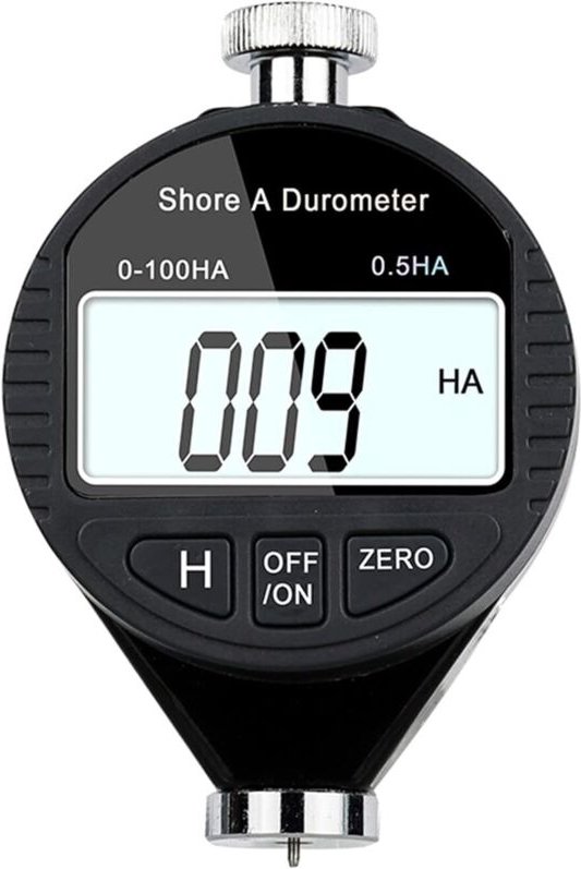 Digitales Durometer mit LCD-Display 0-100 HA Shore A Härteprüfgerät Prüfwerkzeug für Reifen, Kunststoff, Gummi, Leder NE...