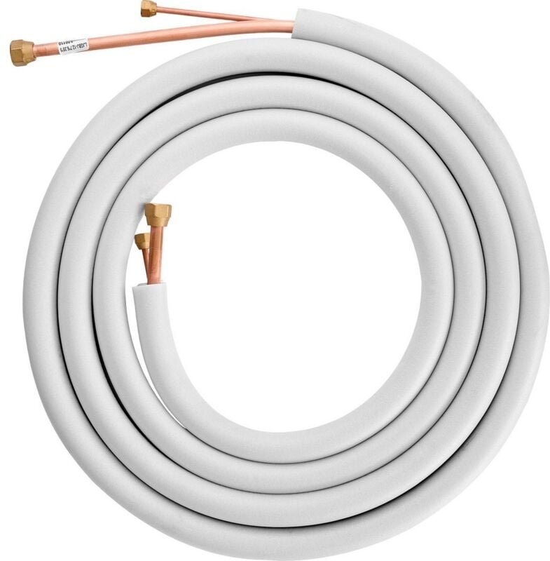 BOSCH Doppelrohr Kupfer-Doppelrohr-Paket 1/4" und 3/8", Länge 5m für Klimageräte