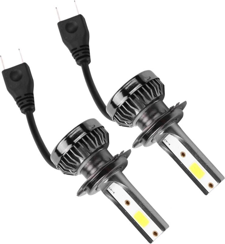 Tlily - 2 Stück Mini 1400 w LED-Scheinwerferlampen-Umrüstsatz, Nebelscheinwerfer, Hi-Low-Lampen, drl, 6000 k, Weiß, Plug...