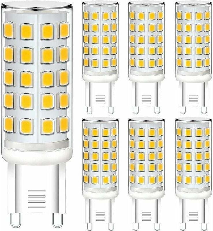 Thumbnail - Tigrezy - G9-LED-Leuchtmittel, dimmbar, warmweiß, G9-LED-Leuchtmittel, 5 w, 230 v, entspricht 40 w Halogenlicht, 430 lm,...