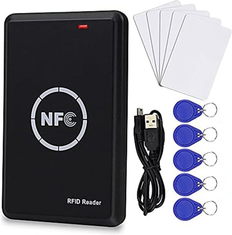 Smart Access Control Card Copier Writer rfid Reader Schwarz nfc Tag mit 13,56 MHz verschlüsseltem Kartendecoder