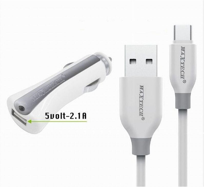 Maxtech - Trade Shop - kfz-ladegerät usb-kabel typ c 1MT laden 10W MA-TC01 -