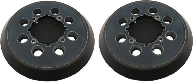 Trade-Shop 8-Loch + 4-Loch Klett Schleifteller Stützteller Ø125mm kompatibel mit Dewalt DWE 6420, DCW 210, DCW 210 BR er...