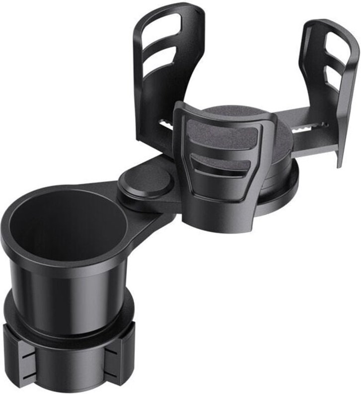 Getränkehalter-Verlängerung fürs Auto: Multifunktionaler Getränkehalter fürs Auto – 360° drehbare, verstellbare Basis. E...
