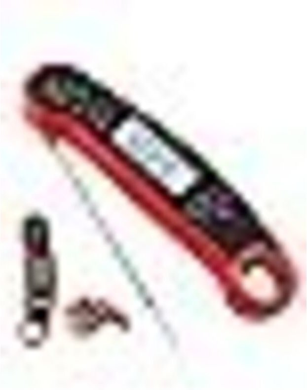 Küchenthermometer, Küchentemperaturfühler-Kochthermometer, LCD-Hintergrundbeleuchtung und Kalibrierung für Steak-Kochgri...