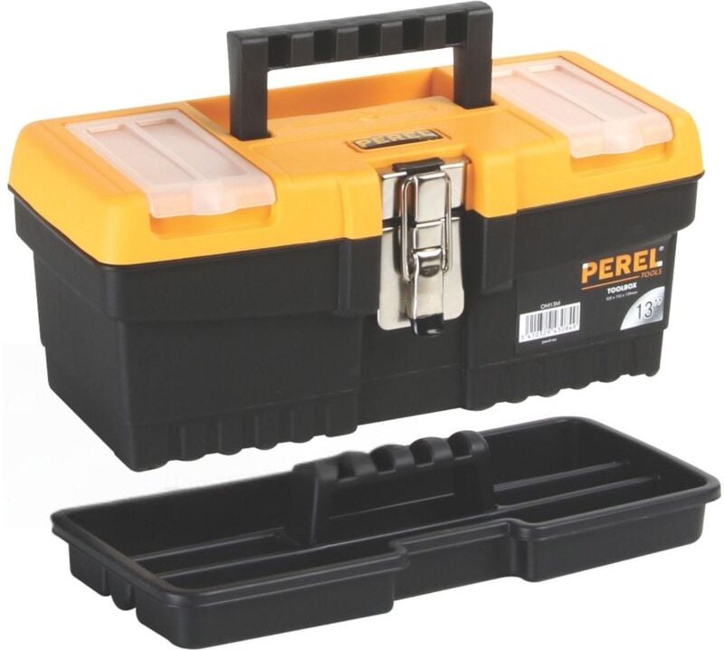 Werkzeugkasten mit Metallverschlüssen - 320 x 155 x 139 mm - 6,8 l