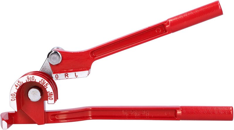 Keenso 180°-Zielscheibe aus Aluminiumlegierung mit Graduierungsanzeige für Kupfer, Messing und Aluminium, rot, 1 Stück