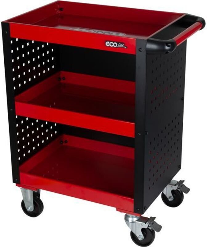 ECOline Werkstatt-Servicewagen mit Lochplattenverkleidung