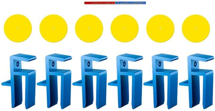 6-teiliges Vorrichtungsset für Holzbearbeitung und Zimmerei, zum Anreißen von Füllmaterial, zum Anreißen von Zehen und z...
