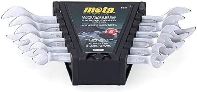 Satz mit 6 festen Schlüsseln 6 bis 17 mm Tetron e926 MOTA