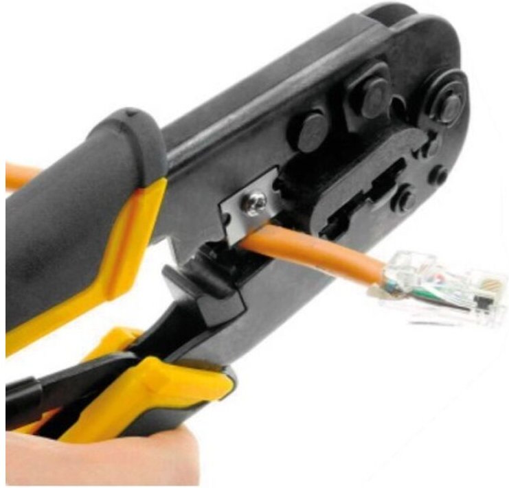 TOLSEN RATSCHEN-CRIMPZANGE / KABEL-ABisolierzange