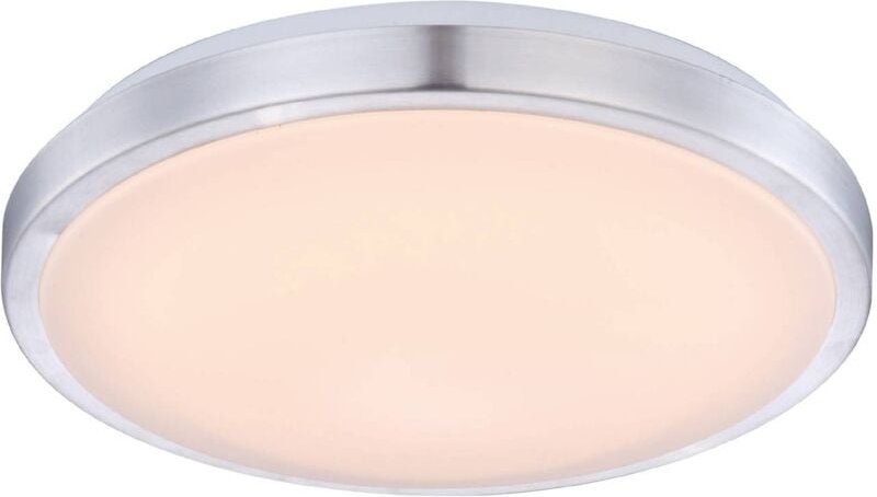 Emelie LED-Deckenlampe, rund, 35 cm - alu, weiß - Lindby