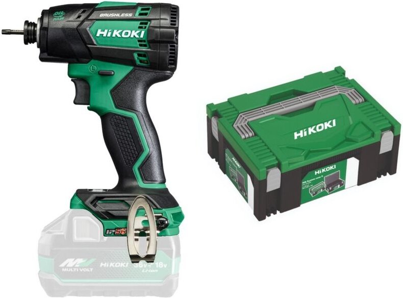 HiKoKi Akku Schlagschrauber 1 kg Gewicht ohne Akku mit Systemkoffer WHP18DAW2Z