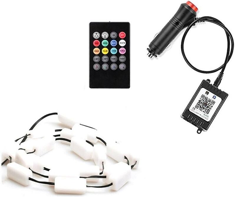 RGB-Streamer-Auto-Windschutzscheiben-LED-Innenbeleuchtung mit Musik-Rhythmus-Flash-Auto-Rücklicht