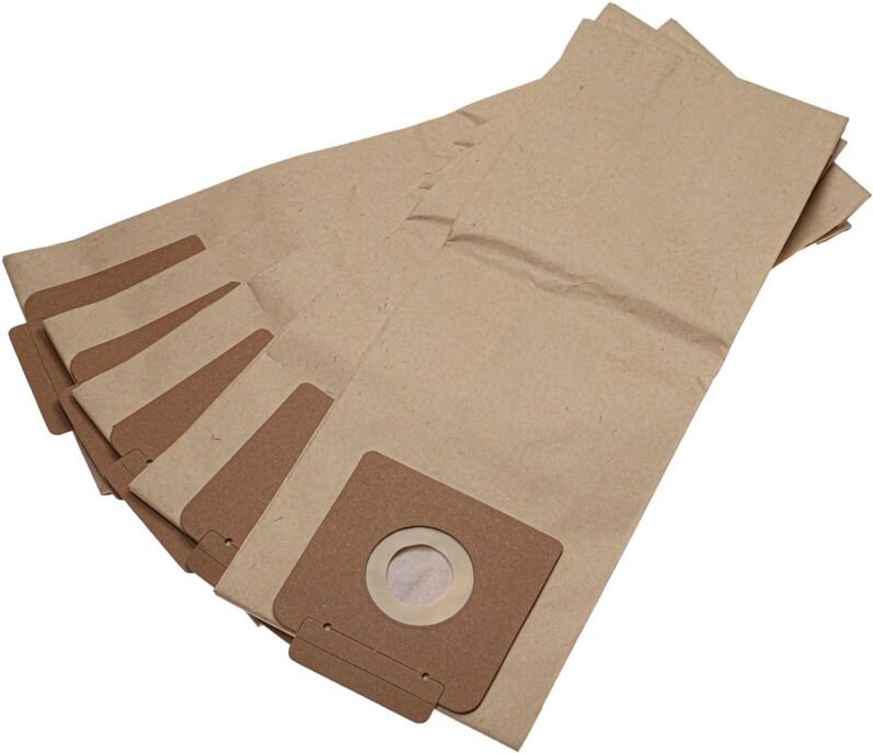 Thumbnail - 5x Staubbeutel kompatibel mit Kärcher t 10/1, t 10/1 Adv, T101ecoefficiency, ds 5300 Staubsauger - 20cm x 30cm braun - V...