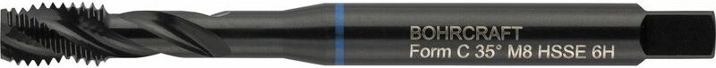 Bohrcraft - Maschinengewindebohrer 40º rsp DIN371 M4 verstärkter Schaft Blauring
