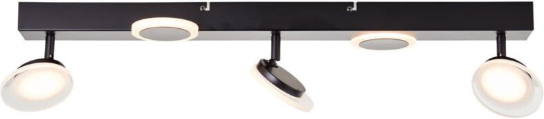 Thumbnail - BRILLIANT Lampe, Meriza LED Spotbalken 3flg schwarz, 3x LED integriert, 7.3W LED integriert, (933lm, 3000K), Köpfe schwe...