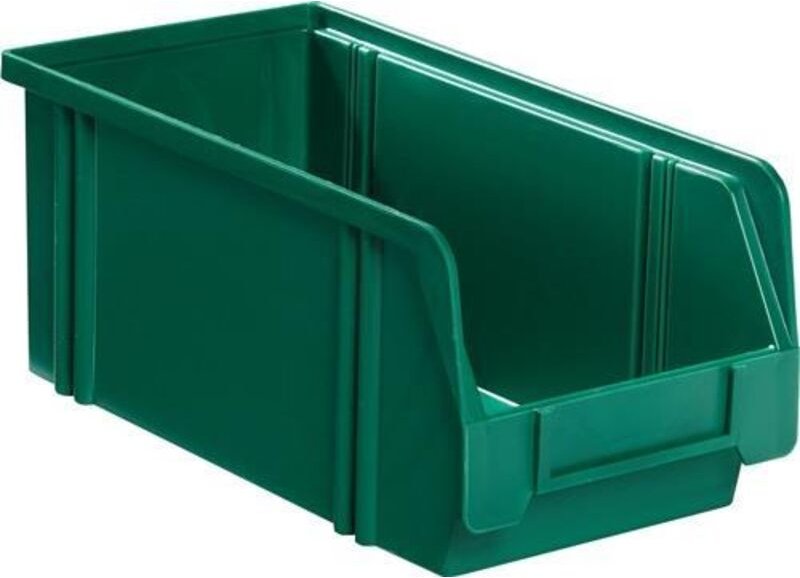 Sichtlagerkasten lk L350/300xB200xH200mm ps grün