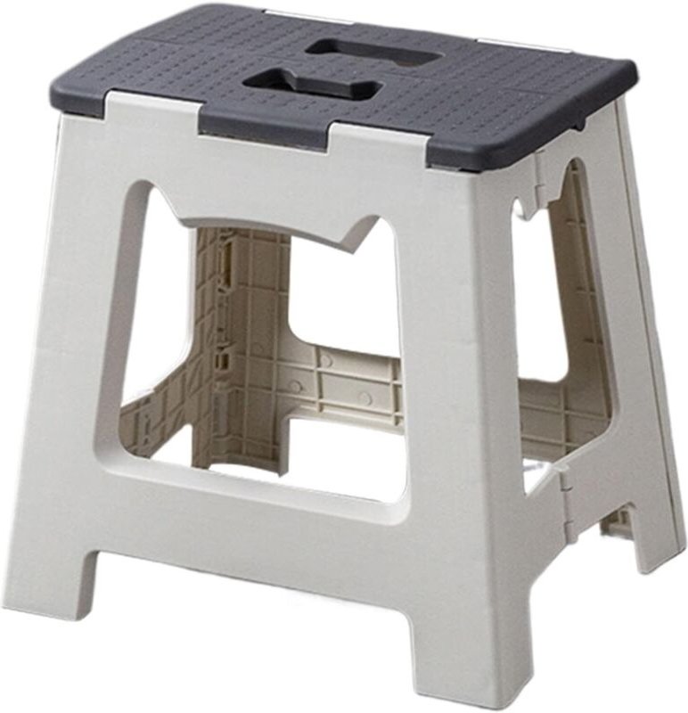 Kleiner, klappbarer Tritthocker für den Außenbereich, stabile, tragbare Leiter mit Griff, für Badezimmer/Wohnzimmer/Büro