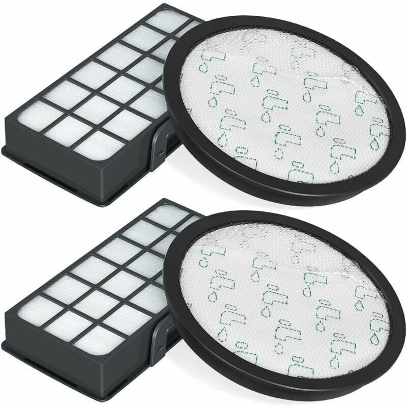 Thumbnail - 2er-Set HEPA-Filter für Staubsauger Rowenta Silence Force Cyclonic RO76xx – Modell ZR903701 – .