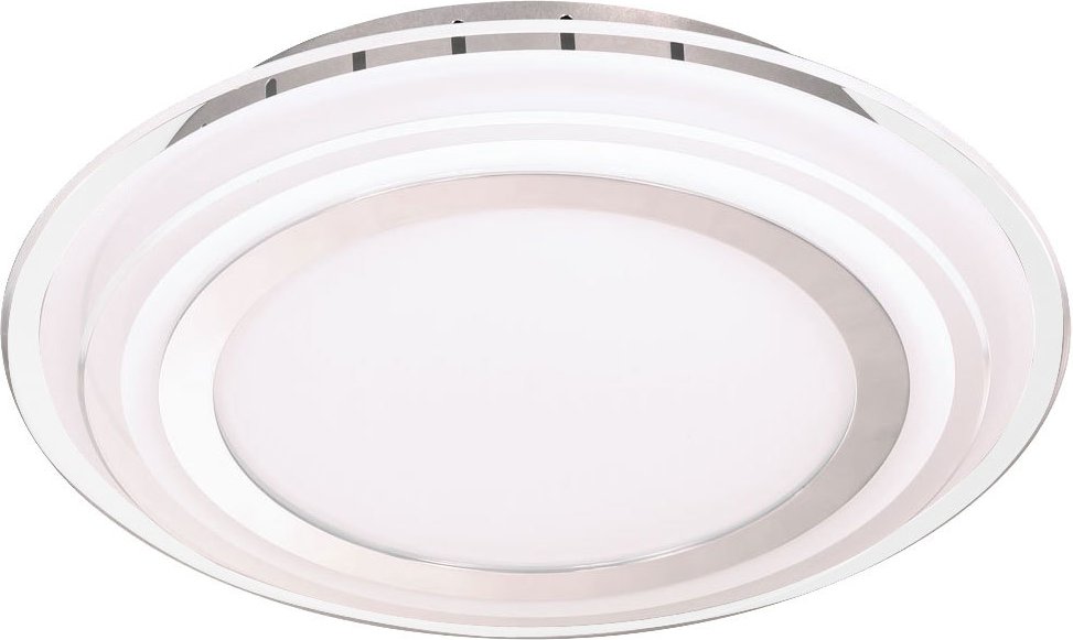 Design led Decken Lampe Chrom Glas Ess Zimmer Strahler Flur Leuchte rund Wofi 9276.01.01.0300