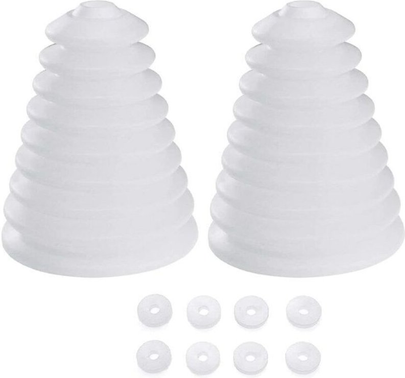 Staubschutzhaube für Elektrowerkzeuge, 2er-Packung, Gummistaubschutzhaube für Bohrmaschinenstaubsauger, Zubehör für Bohr...