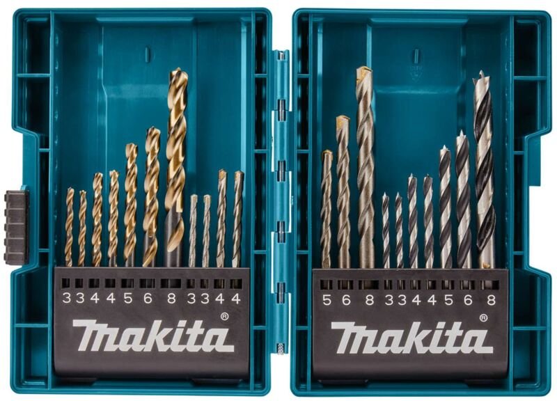 Zubehör - Bohrer-Set, 21-teilig B-44884 - Makita