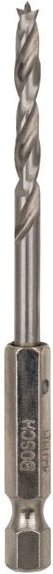 Bosch 6-Kt. Schaft Holzbohrer 4 x 88 mm - 2608595520
