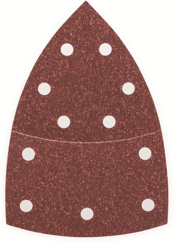 Schleifblatt-Set für Multischleifer, 10-teilig, 80 Körnung - Bosch