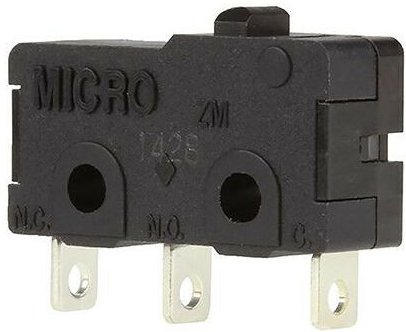 Mikroschalter ohne Hebel 10A/250Vac 1 ON-ON-Schutzschalter
