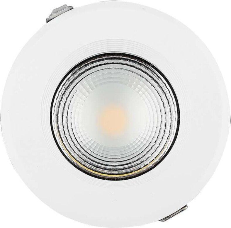 V-TAC 40W runder COB-LED-Einbaustrahler, 120LM/W, weiße Lichtfarbe 6500K