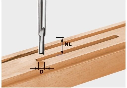 Nutfräser hw S8 D4/10 (490953) - Festool